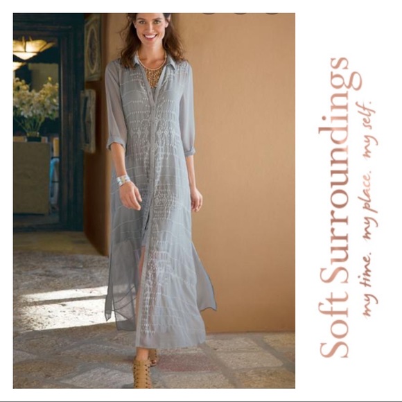 soft surroundings ibiza dress